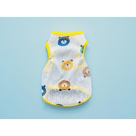 ÁO THUN BA LỖ THÔNG HƠI SIÊU CUTE TỪ 1-7KG DÀNH CHO THÚ CƯNG CHÓ MÈO