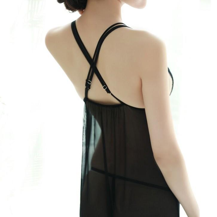 Đầm ngủ phối ren cao cấp
