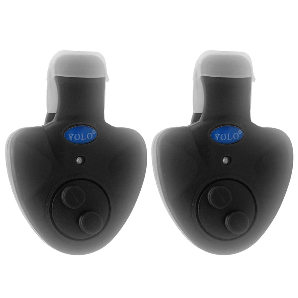 4 cái thiết bị báo động cá cắn câu bằng đèn led và âm thanh