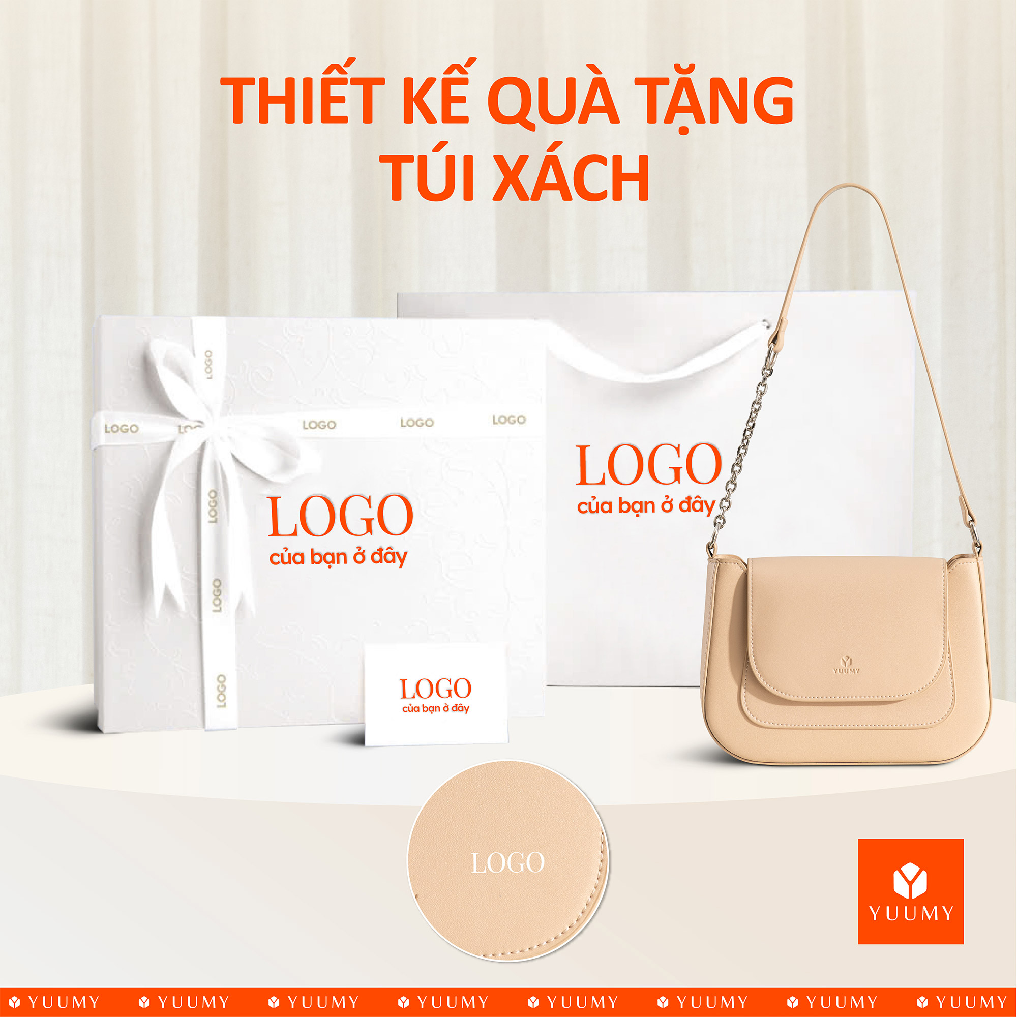 Túi Yuumy (Thời trang nữ nắp gập bo viền tối giản size 22- Túi đeo vai da Seasand YN342)