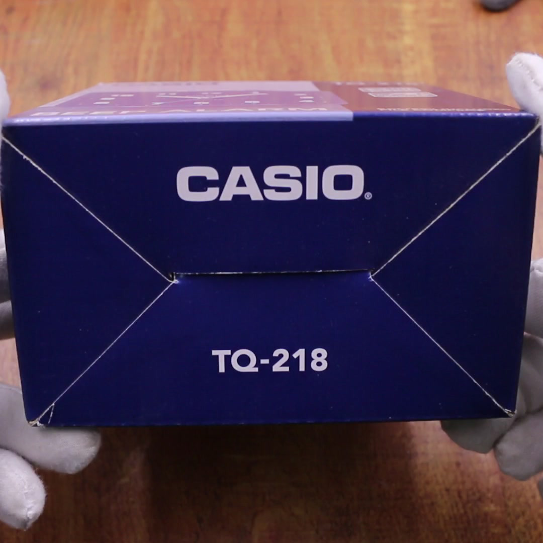 Đồng Hồ Để Bàn Casio TQ-218-2DF Báo Thức - Cỡ To - Kích Thước Vỏ ( 9 ×10.7 × 6 cm )