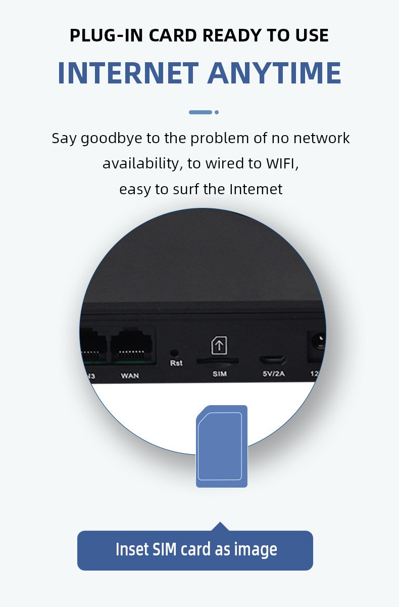 Phát wifi từ sim 4G B618 tích hợp 6 ăngten, bộ phát wifi 4G LTE có 4 cổng WAN/LAN, 6 ăngten Siêu Khỏe - hàng chính hãng