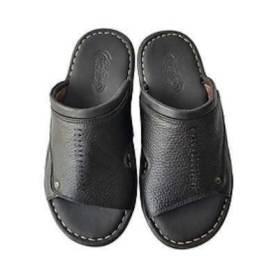 Dép Da Nam BIGGBEN May Đế Da Bò Thật DN39