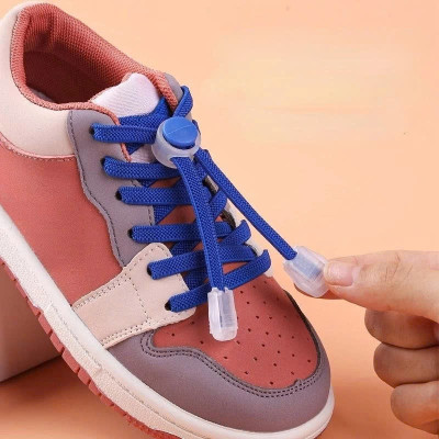 Phụ Kiện Khóa Dây Giày Không Cần Buộc Thắt Giày Thể Thao Bata Ngoài Trời MÀU NÂU