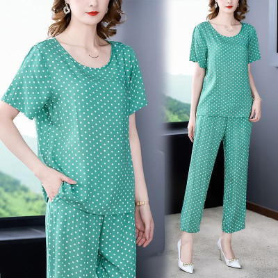 Đồ bộ trung niên Cao Cấp tặng bà tặng mẹ, chất liệu vải mát, form rộng thoải mái, sang trọng quý phái NeSa Shop