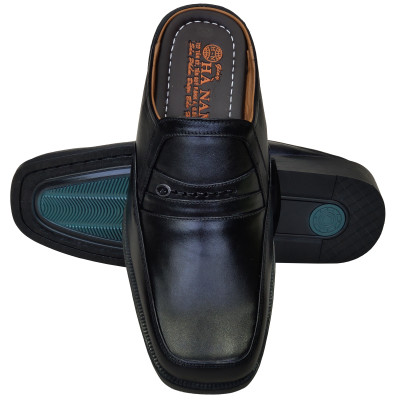 Dép Bít Mũi Nam HÀ NAM Da Bò Thật Cao Cấp GSB2078