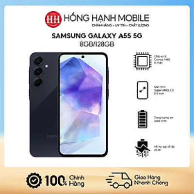 Điện Thoại Samsung Galaxy A55 5G 8GB/128GB - Hàng Chính Hãng