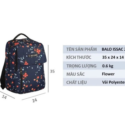 Balo thời trang Simplecarry Issac 22