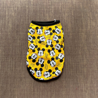 ÁO THUN BA LỖ  THÔNG HƠI SIÊU CUTE MICKEY TỪ 1-5KG DÀNH CHO THÚ CƯNG CHÓ MÈO