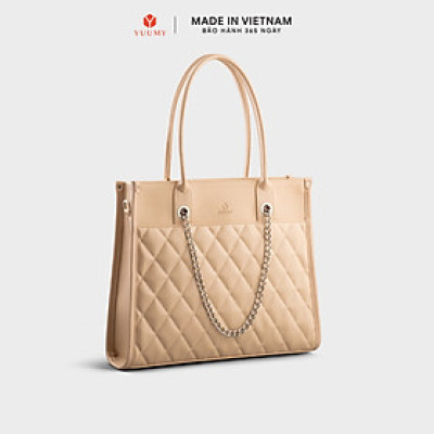 Túi Yuumy ( Thời trang nữ cỡ lớn phối xích trang trí - Túi xách da Seasand YTX65 )