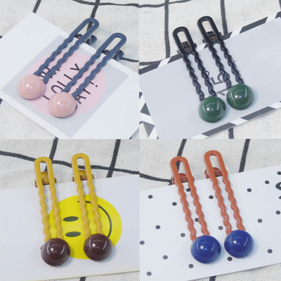 Kẹp tóc nữ dạng sóng NASI [Set 5 cái] dễ thương phong cách hàn quốc nhiều màu kẹp tóc mái nữ phụ kiện tóc (giao ngẫu nhiên)