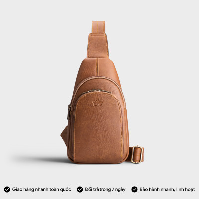 Balo Lata ( Thời trang nam đi chơi - Balo đeo chéo da BALC28 )