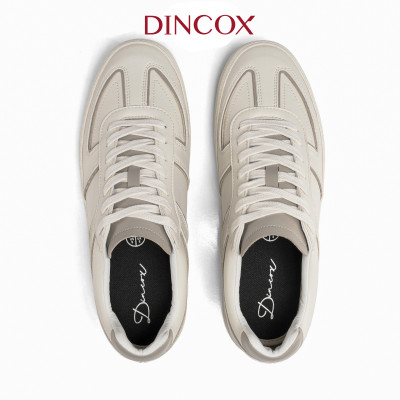 New Arrivals | Giày Da Sneaker Nam Nữ DC36 MILK TEA DINCOX Shoes Đế Bằng