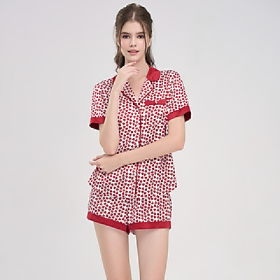 Bộ Đồ Short Satin Nữ Vincy Thoáng Mát BSS090W21