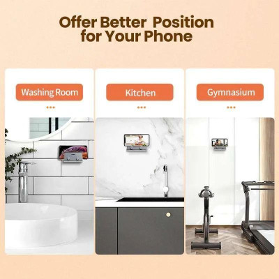 Ugreen UG70584LP193TK Màu Xám Giá Đỡ Điện Thoại Máy Tính Bảng Gắn Tường Tiện Dụng - HÀNG CHÍNH HÃNG