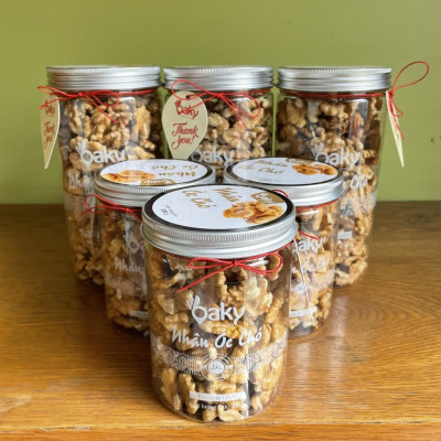 Nhân Óc Chó Vàng Oaky 200g (Size Nhỏ) – Hạt Dinh Dưỡng Mỹ, Giàu Omega-3, Tốt Cho Tim Mạch