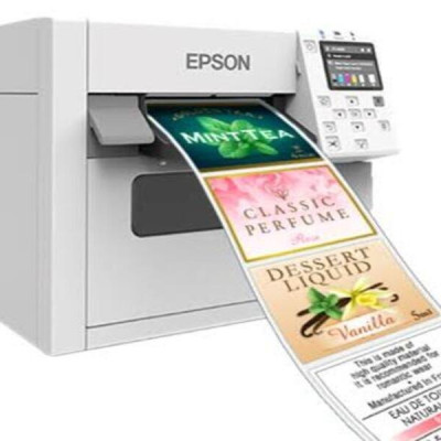 Máy in tem nhãn Epson ColorWorks C4050, khổ in 108mm, độ phân giải 1.200 dpi - Hàng chính hãng