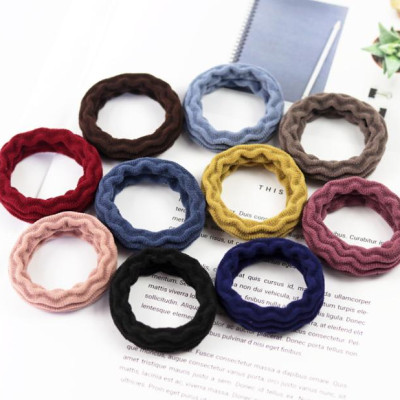 Sét dây buộc tóc bản to HD17 Hộp nhựa trong