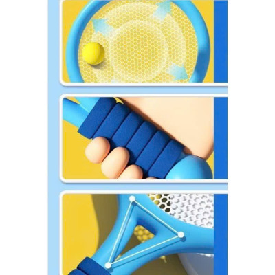 Bộ Đồ Chơi Thể Thao Vợt Cầu Lông 32cm, Vợt Tennis Trẻ Em, 1 Quả Bóng và Cầu Pickleball - HÀNG CHÍNH HÃNG MINIIN