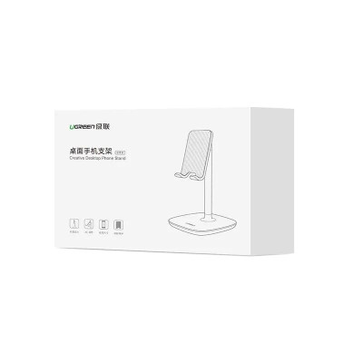 Ugreen UG60343LP177TK Màu Trắng Giá đỡ điện thoại để bàn đế hợp kim nhôm - HÀNG CHÍNH HÃNG