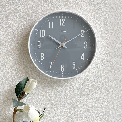 Đồng hồ Rhythm CMG620NR03- Kt 30.5 x 4.0cm, 690g, Vỏ nhựa. Dùng Pin.