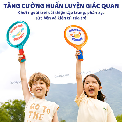 Vợt cầu lông vợt tennis cho trẻ em Mideer Kids Entry-Level Racket 2 in 1, Đồ chơi thể thao cho bé