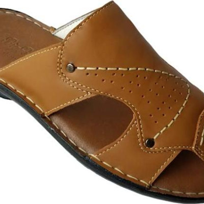 Dép Nam Bít Mũi BIGGBEN Da Bò Thật DN51