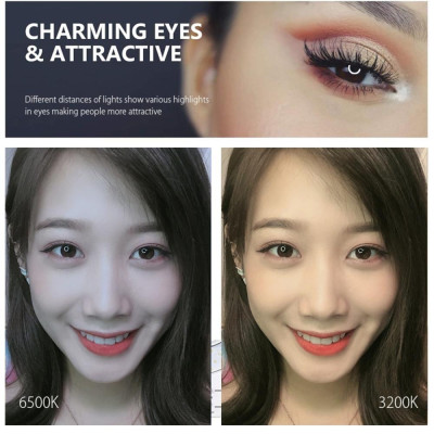 Đèn LED tròn 4.7 Inch 3 chế độ màu trợ sáng điện thoại quay livestream