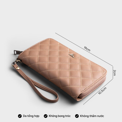 Ví Lata ( Thời trang nữ dáng cầm tay dáng dài - Ví da VN73 )