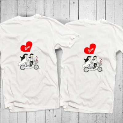 Áo thun cặp đôi xinh xắn- giá 1 áo