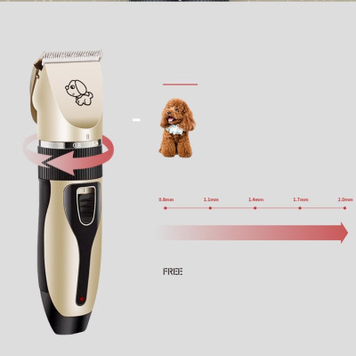 Tông đơ cắt tỉa lông thú cưng Hanpet có cổng sạc USB tiện dụng (màu ngẫu nhiên)