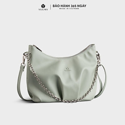 Túi Yuumy ( Thời trang nữ mềm mại phối xích - Túi đeo chéo da Seasand YN185 )