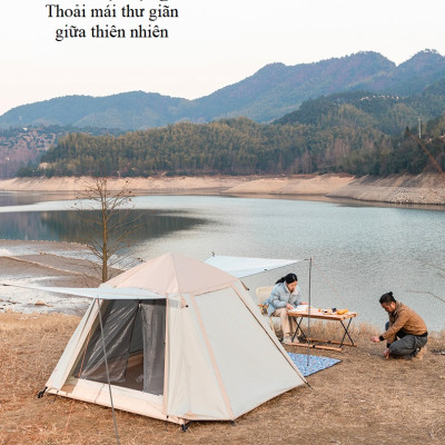 Lều cắm trại tự bung , lều du lịch dã ngoại dành cho 4-6 người, chống thấm nước -ZL053