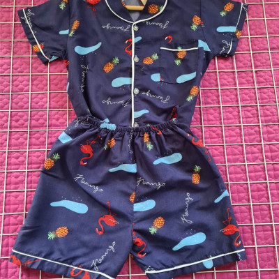 Combo 2 sét đồ pijama nữ ngắn tay mặc nhà (giao màu ngẫu nhiên)