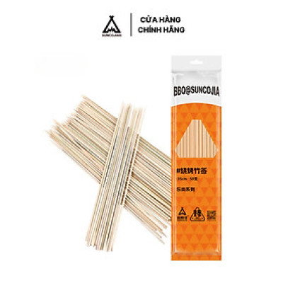 Combo 50 xiên tre Suncojia dùng xiên thịt chuyên dùng cho bữa tiệc nướng, tiện lợi, an toàn