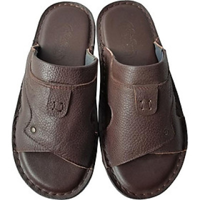 Dép Nam May Đế BIGGBEN Da Bò Thật Cao Cấp DN154