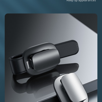 Móc kẹp treo Baseus Platinum Vehicle Eyewear Clip ACYJN- Hàng chính hãng