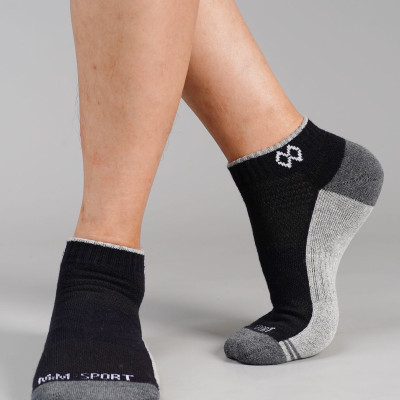 Combo 5 Đôi Tất Vớ Thể Thao, Vớ Đá Banh, Vớ Chạy Bộ Cổ Ngắn, Sợi Cotton Cao Cấp Chống Hôi Chân, Chống Phồng Rộp Chân, Chống Trượt Co Giãn 4 Chiều Mrm Manlywear - MM