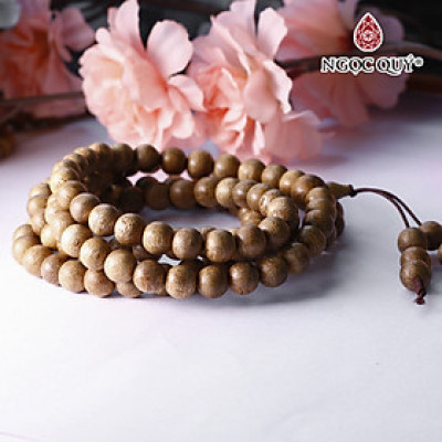 Chuỗi hạt 108 trầm rừng thiên nhiên - Ngọc Quý Gemstones