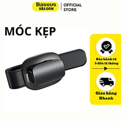 Móc kẹp treo Baseus Platinum Vehicle Eyewear Clip ACYJN- Hàng chính hãng
