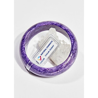 Vòng tay phong thủy đá mắt rồng liền khối ni 55 mệnh hỏa , thổ - Ngọc Quý Gemstones