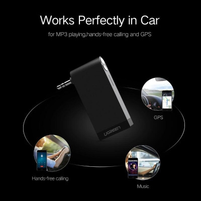 Ugreen UG40756MM114TK BT 4.2 màu Đen Thiết bị nhận âm thanh Bluetooth không Micro hỗ trợ APTX - HÀNG CHÍNH HÃNG