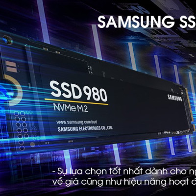 Ổ cứng gắn trong SSD Samsung 980 250GB | 500GB | 1TB M2 NVMe 1.4 PCIe 3.0 - Hàng chính hãng