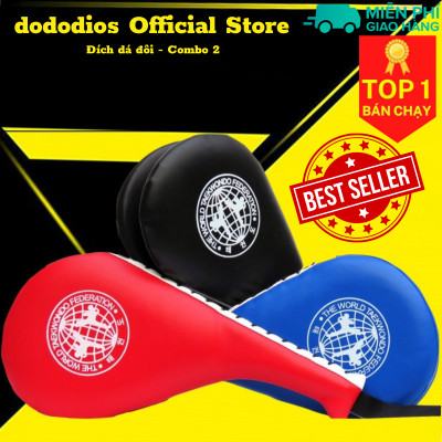 combo 2 đích đá đấm boxing teakwondo, Karate, vovinam, Muay Thái, Vstar, tập võ thuật, combo 2 Vợt Đá Đôi Vợt Đá Đơn (ĐƠN VỊ TÍNH: 1 CÁI) Taekwondo Vovinam Cổ Truyền Kích BOXING- Chính hãng dododios, 