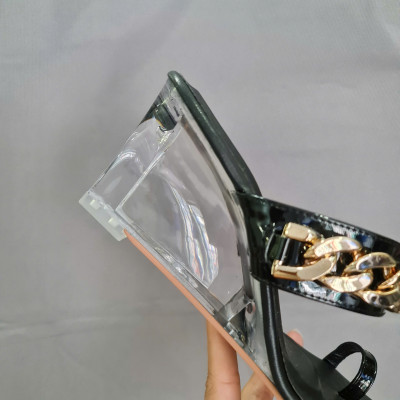 Dép nữ xỏ ngón, đế xuồng mica ROSATA RO681 - 7p - Đen - BKSTORE