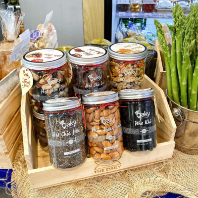 Hạt Hạnh Nhân Oaky 250g (Size Nhỏ) - Nhập Khẩu Mỹ, Ăn Vặt Healthy, Giàu Dinh Dưỡng Tự Nhiên