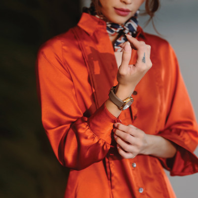 Áo Sơ Mi Lụa Chrisley TOP173 Thời trang thiết kế Hity