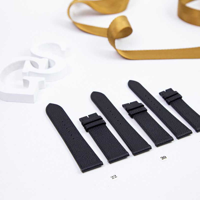 Dây Da Đồng Hồ Cao Cấp - Sang Trọng, Chất Liệu Da Bê EPSOM Thuộc Thảo Mộc - Nhập Khẩu Từ Châu Âu, Mặt Lót Chống Thấm Mồ Hôi, Tích Hợp Lớp Gia Cố Chống Giãn Đặc Biệt và Chốt Thông Minh, Kiểu Dáng Cổ Điển Phẳng Mỏng