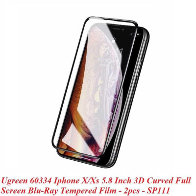 Ugreen UG60334SP111TK Iphone X Xs 5.8inch 3D Trong suốt 9H Miếng dán cường lực bảo vệ chống rơi - HÀNG CHÍNH HÃNG