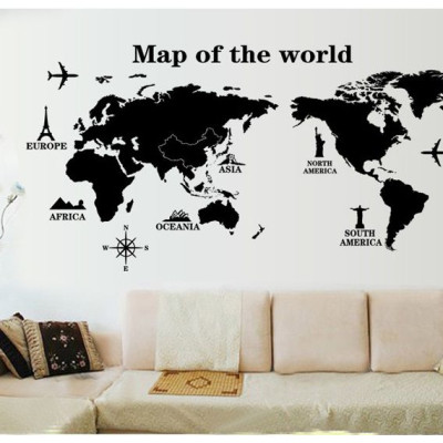 Decal dán tường tranh trang trí phòng khách sang trọng, khác lạ, độc đáo AmyShop